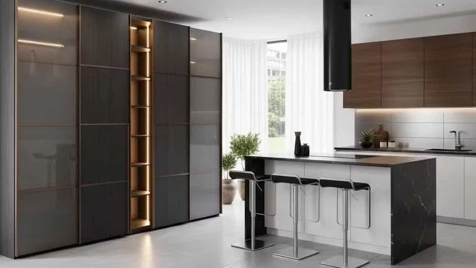 جدیدترین مدل‌های کمد دیواری ریلی و کابینت مدرن در میاندوآب
